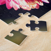 Red Flower In Sunlight Frame写真を追加 ジグソーパズル (側面)