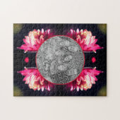 Red Flower In Sunlight Frame写真を追加 ジグソーパズル (横)