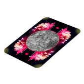 Red Flower In Sunlight Frame写真を追加 マグネット (左側)