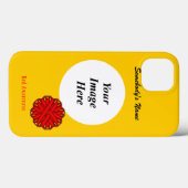 Red Flower Ribbonテンプレート(ケネス·ヨンチ) Case-Mate iPhoneケース (裏面 (横))