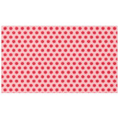 Red Flower Seamless Pattern Tablecloth テーブルクロス (正面(横))