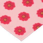 Red Flower Seamless Pattern Tablecloth テーブルクロス (アングル)