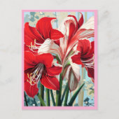 RED FLOWERS #1 ポストカード (正面)