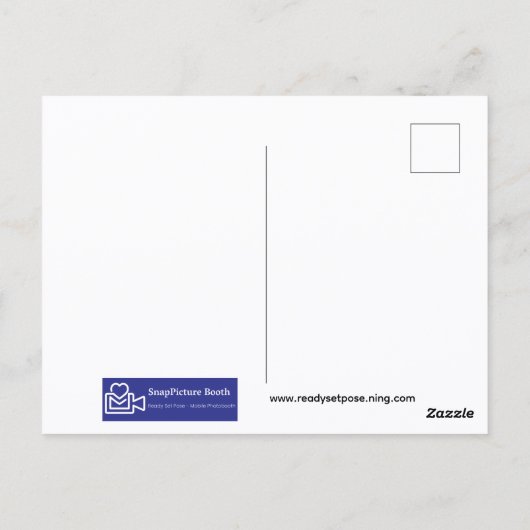 RED FLOWERS #1 ポストカード (裏面)