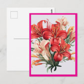 RED FLOWERS #2 ポストカード (正面/裏面)