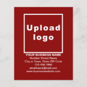 Red Flyerのビジネスバレンタイン販売 チラシ (裏面)