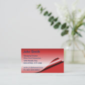 Red Foil名刺 名刺 (スタンド正面)