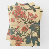 "Red" for harvest and "Black" for eating ラッピングペーパーシート (インサイチュ)