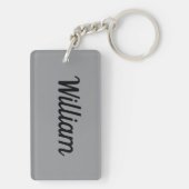 Red Formula Racing Car  キーホルダー (裏面)