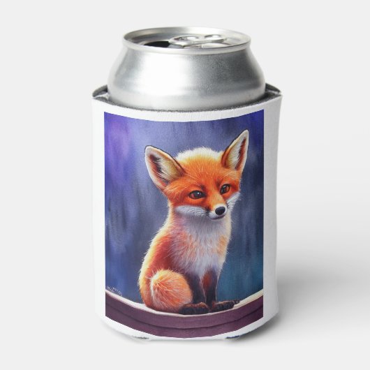 red fox 缶クーラー (缶正面)