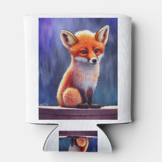 red fox 缶クーラー (裏面)