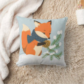 Red Fox Christmas fun クッション (ブランケット)