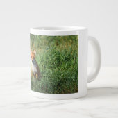 Red fox hat ジャンボコーヒーマグカップ (正面右)