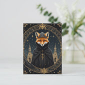 Red fox in robes ポストカード (スタンド正面)