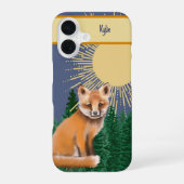 Red Fox Phone Case iPhone 16ケース (裏面)