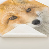 Red Fox Portrait シェルパブランケット (3/4)