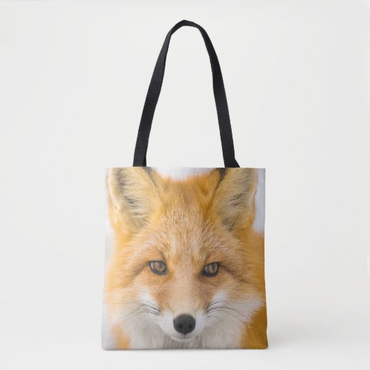 Red Fox Portrait トートバッグ (正面)