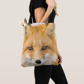 Red Fox Portrait トートバッグ (クローズアップ)
