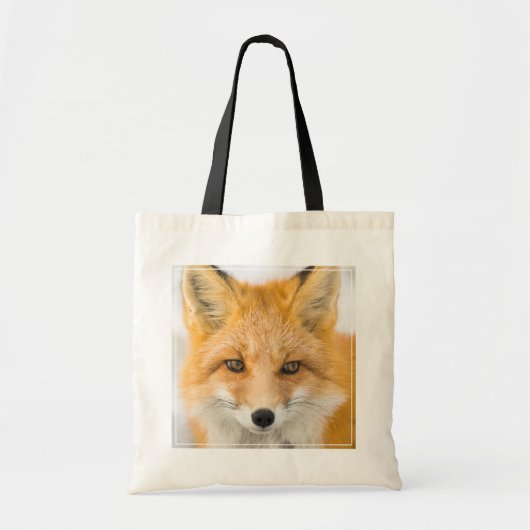 Red Fox Portrait トートバッグ (正面)