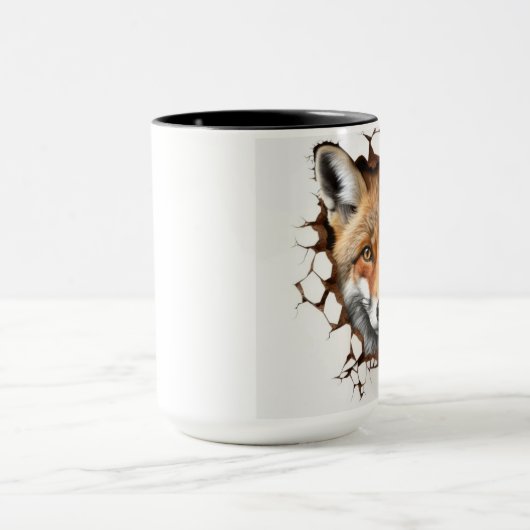 red fox profile マグカップ (中央)