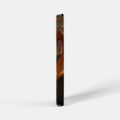 Red Fox Sleeping Under Giant Mushroom iPhoneケース (右側面)