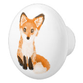 Red Fox Sprit Animal Ceramic Knob セラミックノブ (右)
