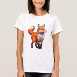 Red fox tシャツ