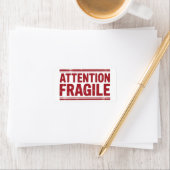 Red Fragile Handle with Care Mailing Label images1 ラベル (インサイチュ)