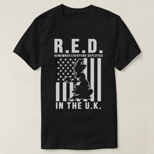 RED Fridayにデプロイされたユーザーを覚え統一されたる Tシャツ (デザイン正面)