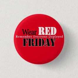 RED Fridayボタン 缶バッジ