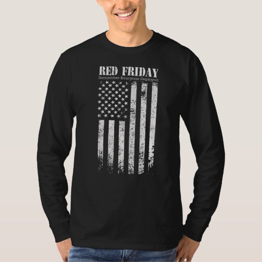 Red Friday展開された全員がサポートを覚える Tシャツ (正面)