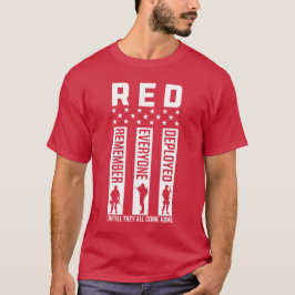 RED Friday展開済みのすべてのユーザーを記憶 Tシャツ