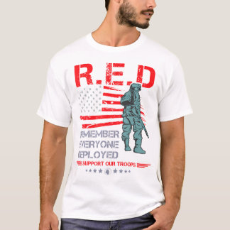 Red Friday軍隊シャツ全員の配置 Tシャツ