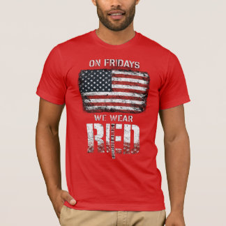 RED Friday: 派遣中の全ての人を思い出そう Tシャツ