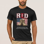 RED Friday Combat Boots T-Shirt  Tシャツ (正面)