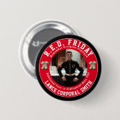 RED Friday Photoを展開した全員を覚える 缶バッジ (正面&裏面)