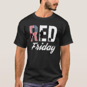 Red Friday R.E.D. Remember Everyone Deployed Shirt Tシャツ (正面)