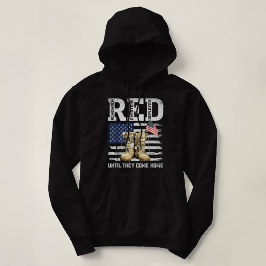 RED Friday Remember毎週金曜日に展開された全員 パーカ (デザイン正面)