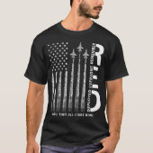 Red Friday Remember Everyone Deployed軍隊名 Tシャツ (正面)