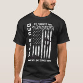 Red Friday Remember Everyone Deployed Granddutter Tシャツ (正面)