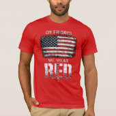 RED Friday: Remember Everyone Deployed Tシャツ (正面)