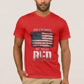 RED Friday: Remember Everyone Deployed Tシャツ (正面)