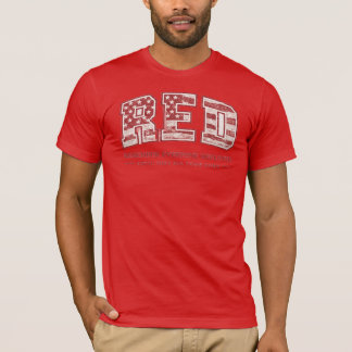 RED Friday T-Shirt - Remember Everyone Deployed -  Tシャツ