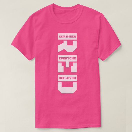 RED Friday Vertical Whiを導入した全員を覚える Tシャツ (デザイン正面)