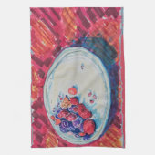 Red Fruits Bowl キッチンタオル (縦)