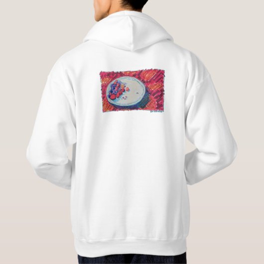 Red Fruits Bowl パーカ (裏面)