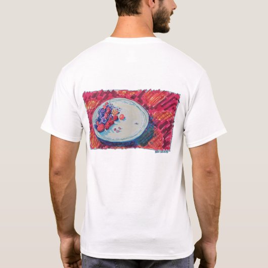 Red Fruits Bowl Tシャツ (裏面)