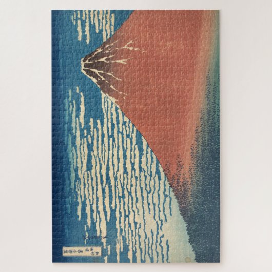 Red Fuji Jigsaw Puzzle – South Wind, Clear Sky by  ジグソーパズル (縦)