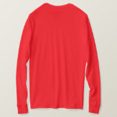 Red full sleeves  tシャツ (デザイン裏面)