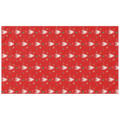 Red funny Happy Santa Christmas gift for wife テーブルクロス (正面(横))